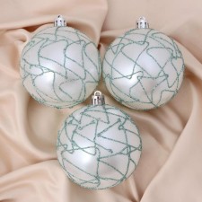 Set of balls plastic D-8 cm, 3 pcs 