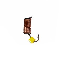 Mormyshka Wolfram Marlin’s Book, 3 mm, 1.5 g, black + cheese cube, 15 pcs.