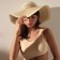 Women's hat minku, col. Beige, river 58