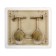 Hook for curtains KS100 CAPPIO, one -rod, bronze color, 2 pcs
