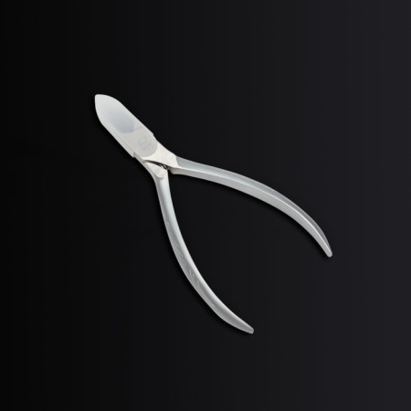Pedicure nippers "Premium satin", hidden spring, 10.9 cm, blade length - 16 mm, silver color-5