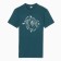 Print T -shirt with print, sea wave color, size 52