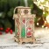 Figure New Year's Light "Santa Claus under the stars, in the flashlight" 8x16 cm