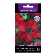 Семена цветов Петуния грандифлора Суперкаскад Бургунди, 10шт