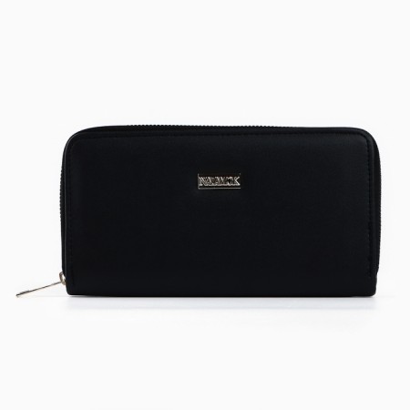 Nazamok wallet, 19x9.5x2 cm, leatherette, black color-2