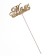 Topper "Mom" Golden Glitter 15x7.3 cm