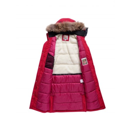 Winter park for a girl, height 152 cm, red color-2
