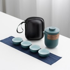 A set for a tea ceremony 6 items per 4 people: a cup 35 ml, a kettle 300 ml
