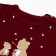 Body baby with a long sleeve "Bear", burgundy color, height 80