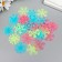 Stick phosphorus plastic "Snowflakes" set 20 pcs 20x13 cm