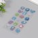 Stickers for creativity plastic "Color Floral Wealth" 9.3x20.4 cm