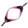 Super-furry harness with reflective firmware, girth 62-69 cm, pink