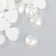 Decor for creativity Plastic "Heart Pearl" set of 20 g 1.2x1.2 cm