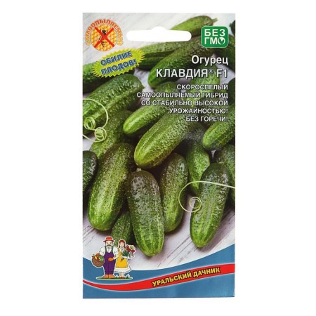 Cucumber seeds "Claudia" F1, early -ripe, parthenocarpic, without bitterness, 10 pcs-2