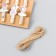 Decor for creativity wood "Procher. Ballerina" set of 10 pcs 3.8x1.7 cm