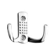 Hook furniture tundra TKD011, two -rod, chrome