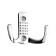Hook furniture tundra TKD011, two -rod, chrome