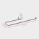 Holder for towels on a vacuum suction cup, 27 × 6.5 × 7 cm