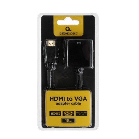 Adapter Cablexpert A-hdmi-VGA-04, HDMI-VGA, black