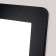 Floor mirror "Simple", black, 43x133cm