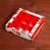 Folding box under 9 sweets, New Year's flashlight, 13.7 x 13.7 x 3.5 cm