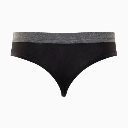 Cowards women's thongs, black color, size 46-8