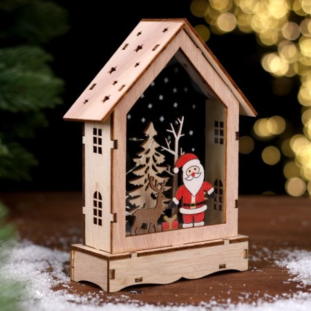 New Year's decor with backlight "Winter Tale" 12 × 4.5 × 6.5 cm-1
