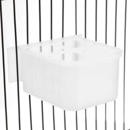Bird feeder is internal matte with a separator of 9.6 x 8.8 x 5 cm-1