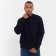 The male sweatshirt was launched, the color is dark blue, size 46 (m)