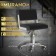 Chair for the master murano, black color