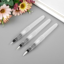 A set of carcasses for mascaras and paint set of 3 pcs size 1.2 cm, 1.5 cm, 1.8 cm 15.5x2 cm