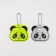 The reflective element "Mordi Panda", bilateral, 6 × 5.5 cm, color mix