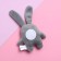 Soft toy-Magnet "I adore you", bunny
