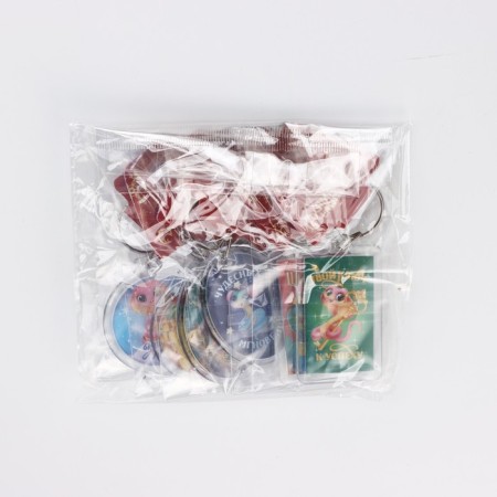 A keychain of plastic "Make a desire", mix, 5 x 4 cm-4