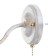 Bra Adele 1HE14 40W white with a golden patina 26x15x26 cm