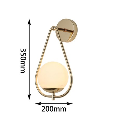 Wall lamp Quantum 200 mm, 170 mm, E27 60W-2