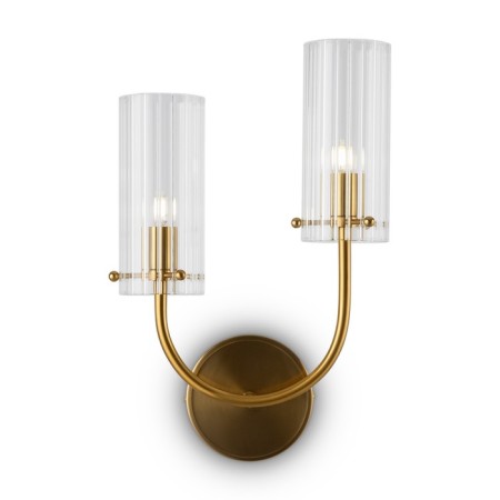 Bra Maytoni Mod223WL-02BS1, 2XG9, 40W, 12x25x38 cm, brass color-7