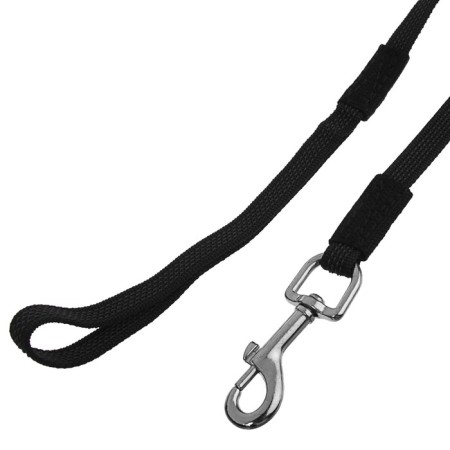 Bilateral leash with latex thread, 10 m x 1.3 cm, nylon, mix-1