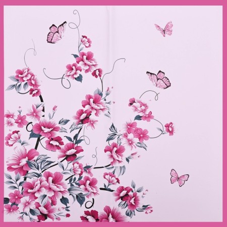 Matte flowing film, "Flower composition", 57x57 cm-2