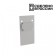 Plug end novotech. Flum, 52x26x5 mm, white color