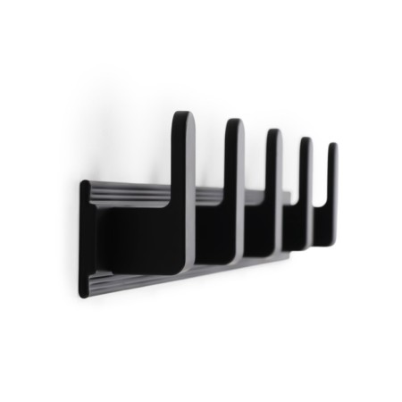 Cappio CVP007 hanger, aluminum, five -rod, black color-2