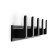 Cappio CVP007 hanger, aluminum, five -rod, black color