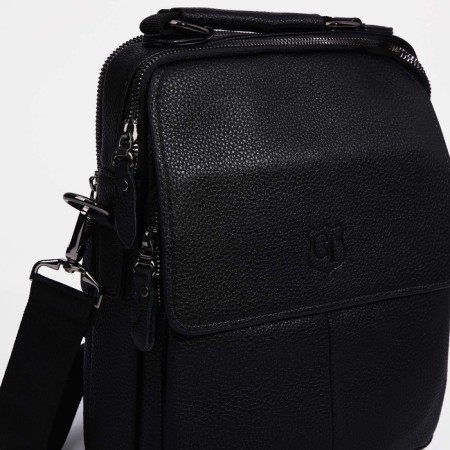 Male bag, black color-3