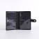 Passport cover on the button, black color