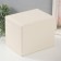 Casket to the leatherette for jewelry "screw" milk 22x17x18 cm