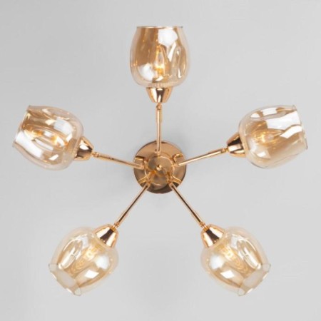 MARCI chandelier, 5x40W E27, color gold-2