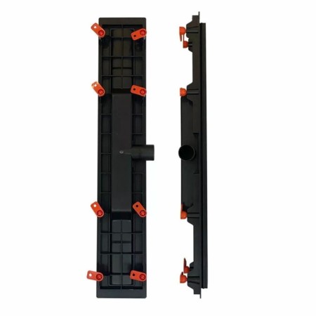 The Veconi Klasik Black V650KB, D = 40 mm, lateral release, 715x125 mm, linear, black-4