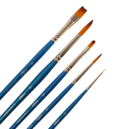 Synthetics Set, 5 rounds No. 1, 3, 5, flat No. 5.8-1