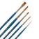 Synthetics Set, 5 rounds No. 1, 3, 5, flat No. 5.8