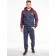 Sports costume men's ise, size 52, dark blue color, burgundy